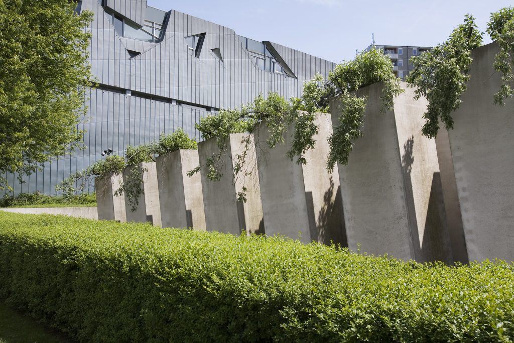 Vue extérieure du Musée juif de Berlin en Allemagne