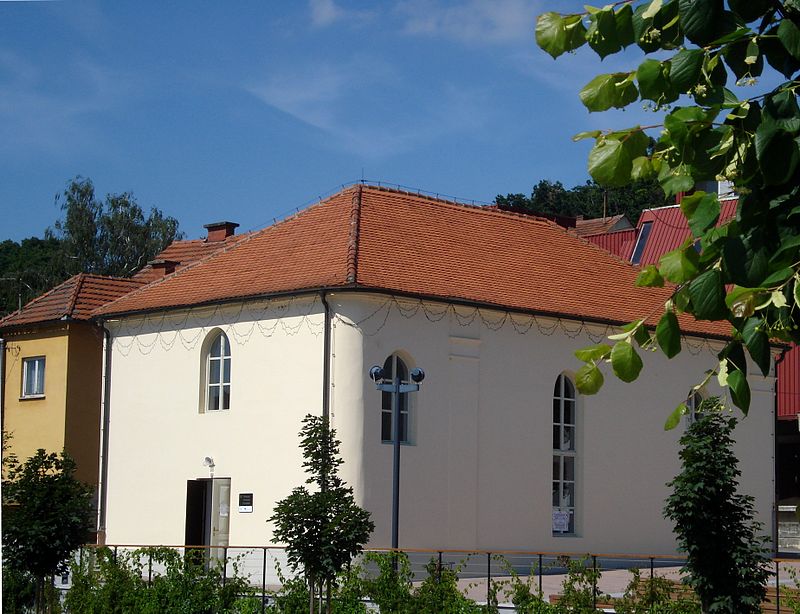 Vue extérieure de la synagogue de Lendava