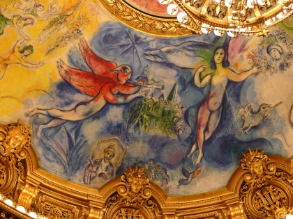 Plafond de l'Opéra Garnier par Marc Chagall