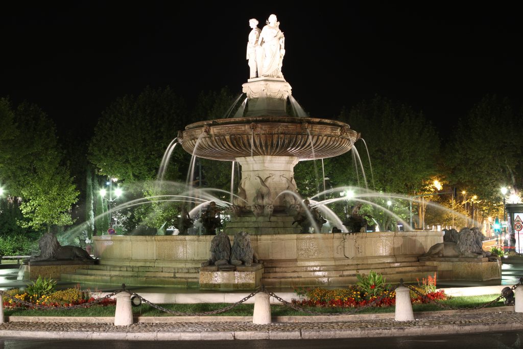 Fontaine à Aix en Provence