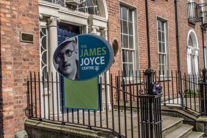 Entrée du musée consacré à l'auteur James Joyce