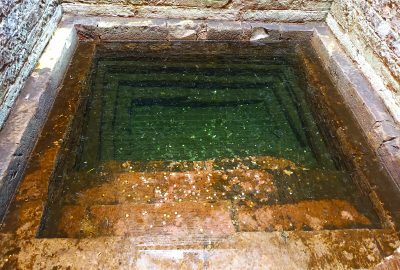 L'eau se trouvant dans le mikvé de Spire