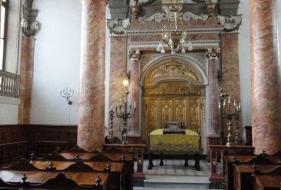 Vue intérieure de la synagogue d'Asti