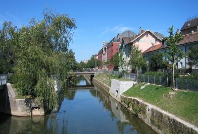 Vue du lac de la ville de Bienne
