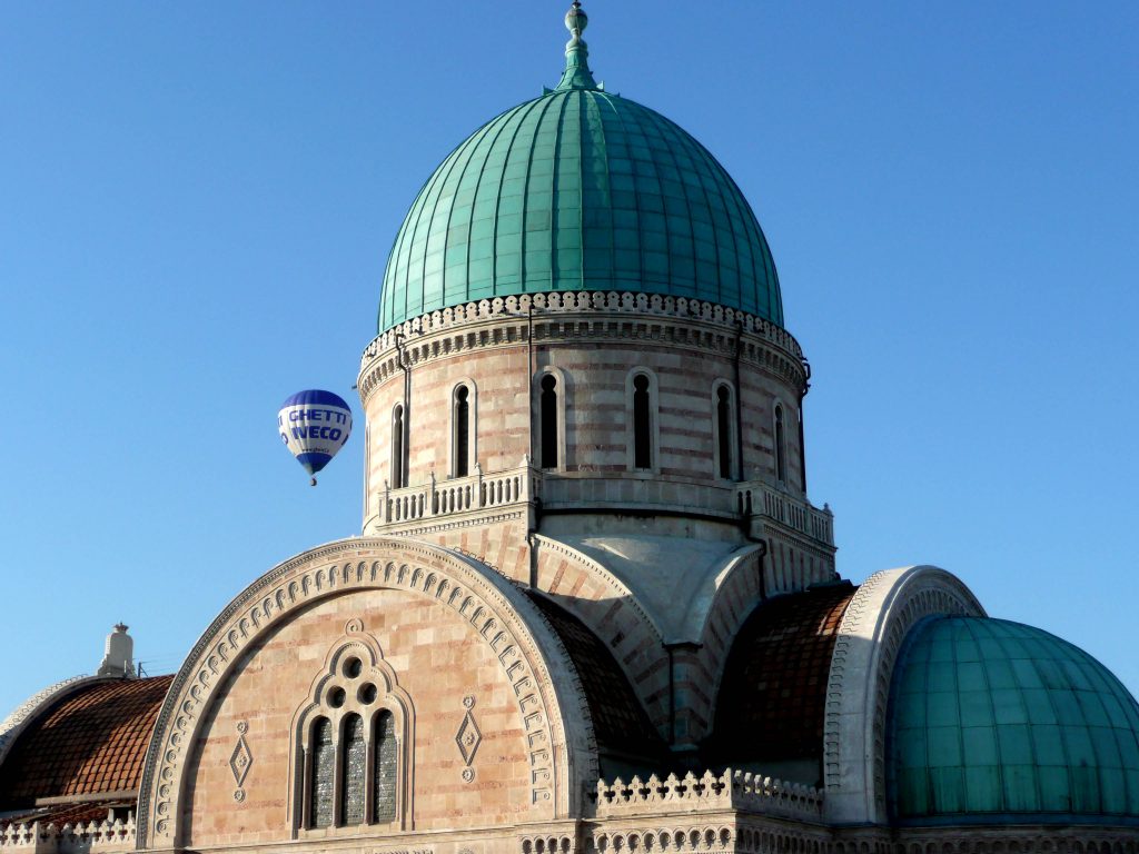 Photo extérieure du musée juif et synagogue de Florence