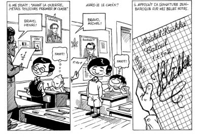 Dessin issu de l'album Deuxième Génération de Michel Kichka dédié à son père