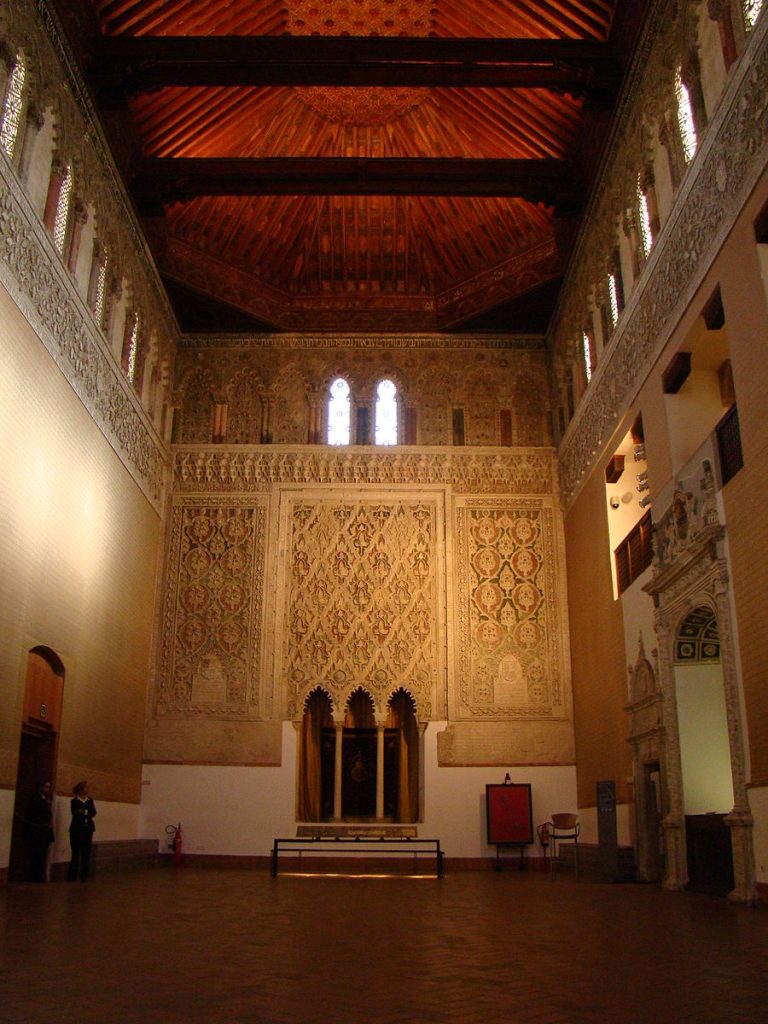Interior de la sinagoga del Tránsito