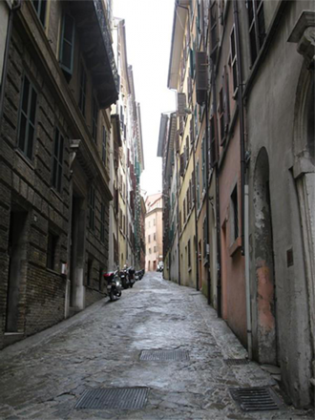 Via Astagno, Ghetto d'Ancône