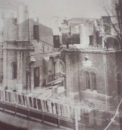 Destruction de la Synagogue de Zagreb, 1941