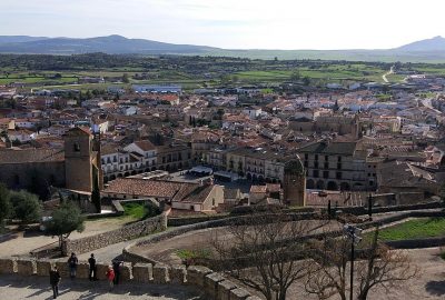 Vue panoramique de la ville de Trujillo