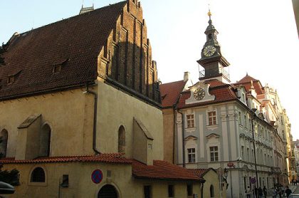 Synagogue vieille-nouvelle et hôtel de ville, Prague
