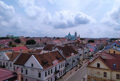 Vue panoramique de la ville de Grodno