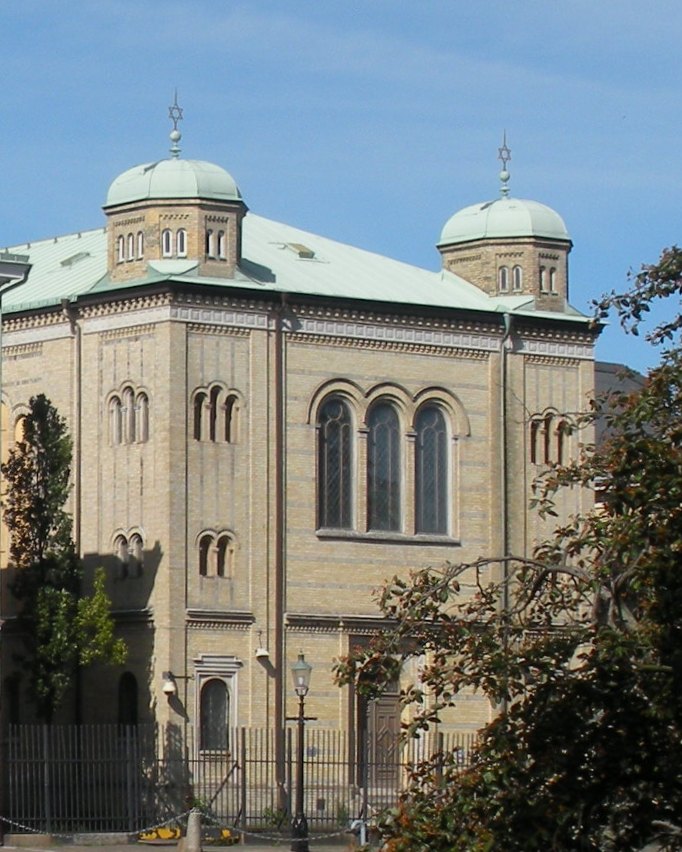 Vue extérieure de la synagogue de Goteborg