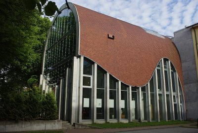 Vue extérieure de la synagogue de Tallinn