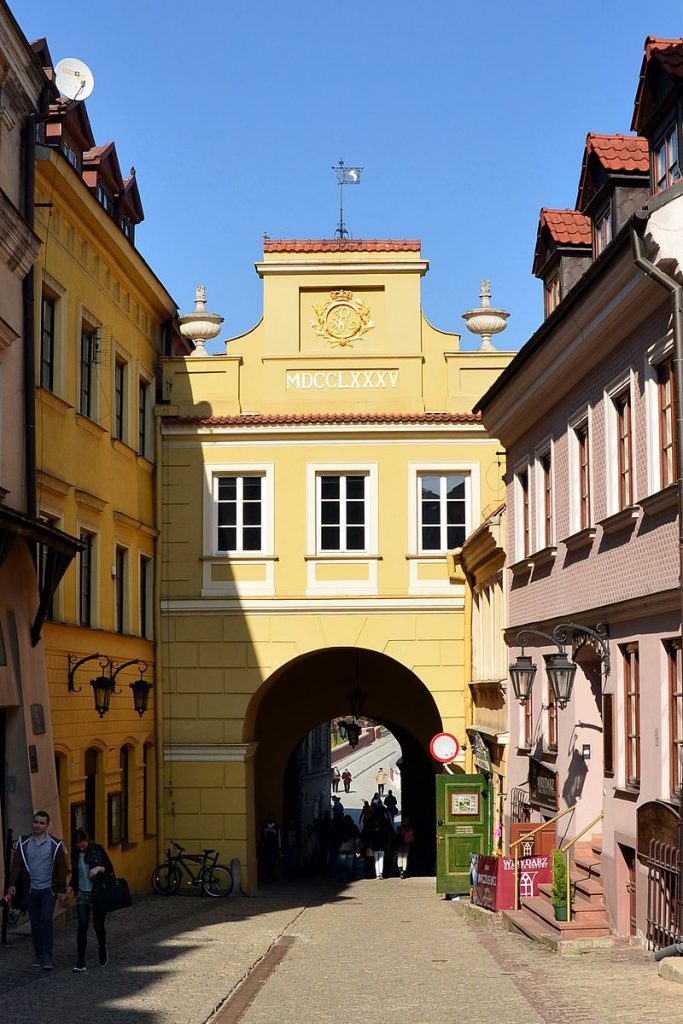 Calle Grodzka en Lublin