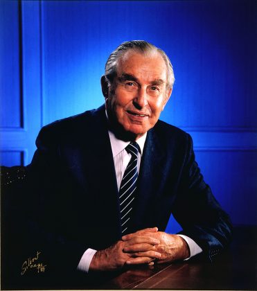 Photo of the former President of Israel, Chaim Herzog, originally from Ireland