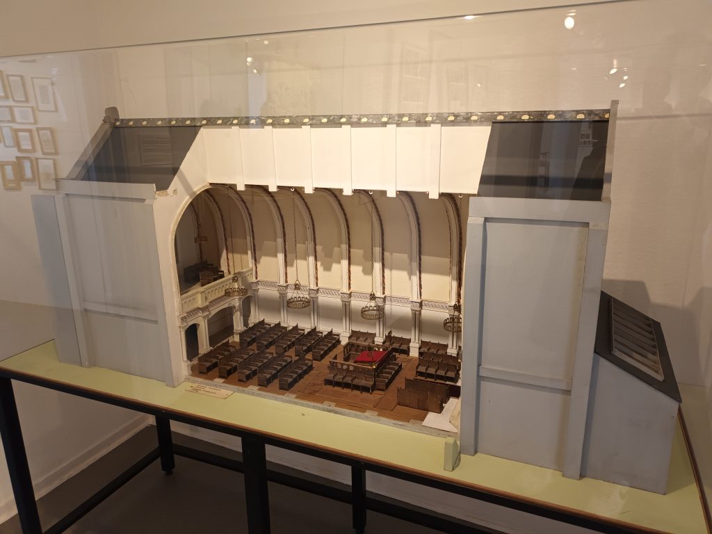 Model of the Portuguese synagogue of Antwerp