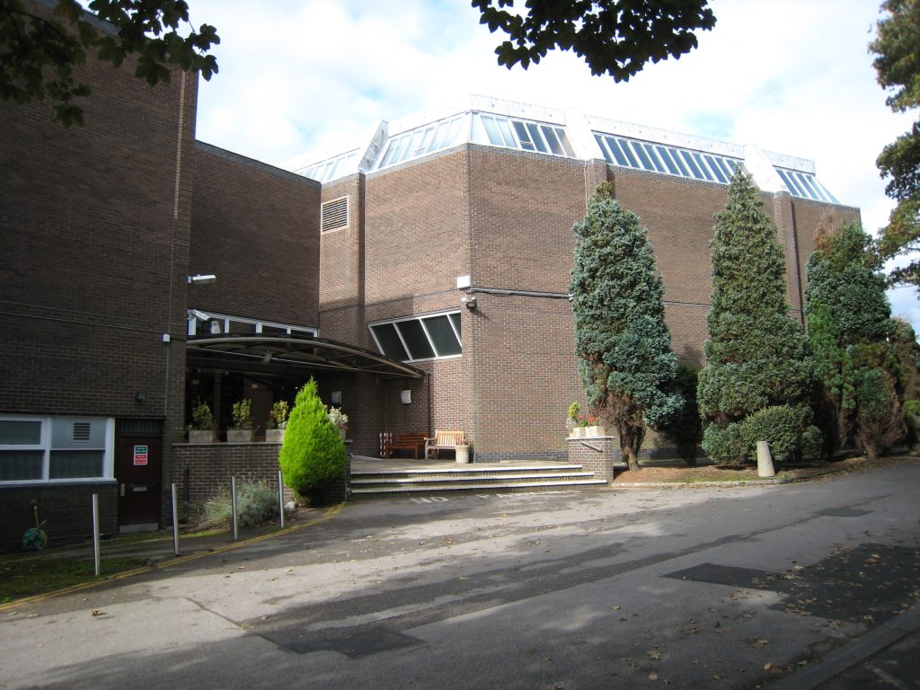 Outside view of the synagogue Beth Hamidrash Hagadol in Leeds