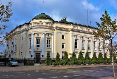 View of a building in the Belarus city of Brest Litovsk