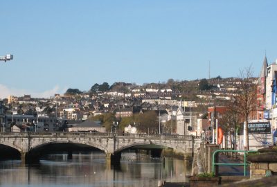 Panorama of the city of Cork