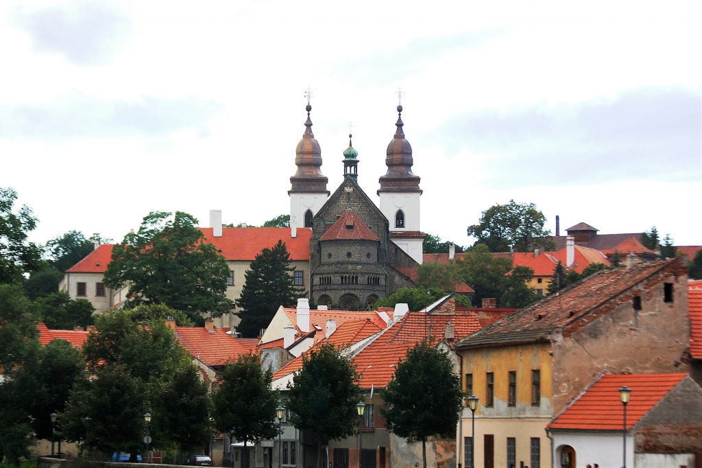 Outside view of the synagogue of Trebic