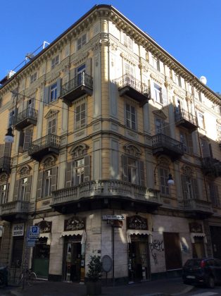 The old ghetto of Turin where Jews used to live for centuries before the emancipation