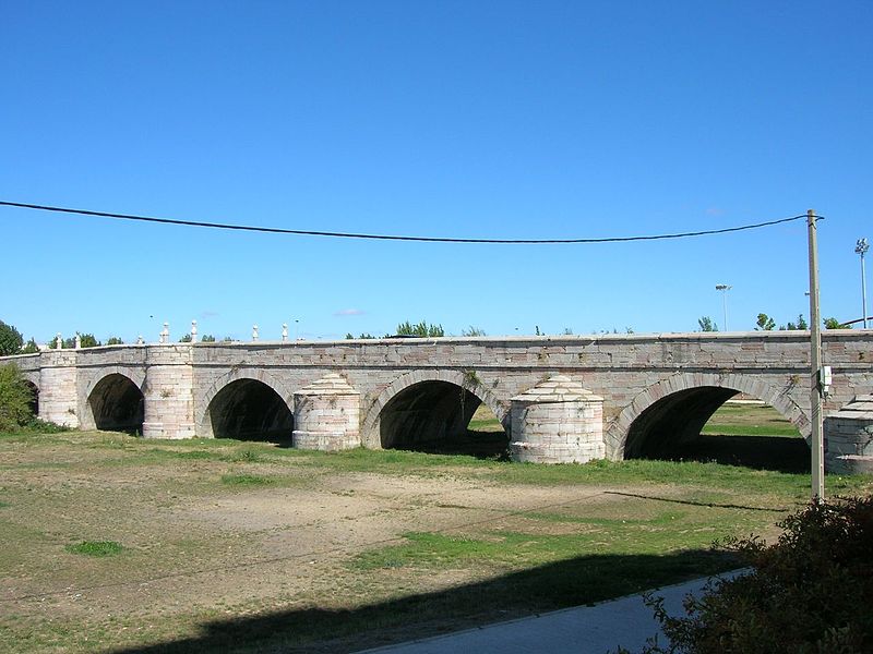 Antique bridge of Puente Castro