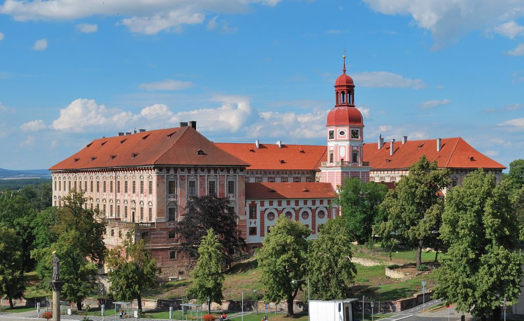 View of the castle of Roudnice