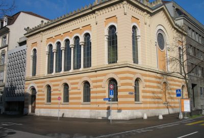 Outside view of the synagogue of Bern