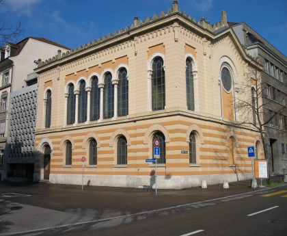 Outside view of the synagogue of Bern