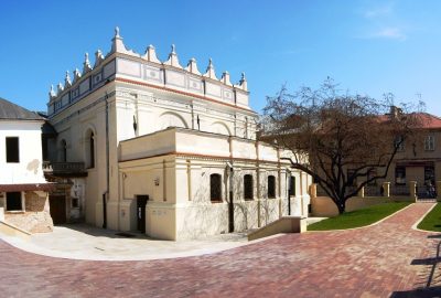 Outside view of the Zamosc synagogue