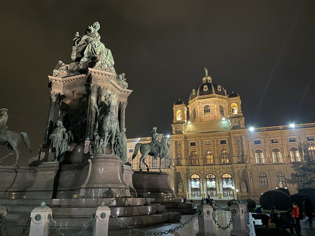 Outside view of Art museums in Vienna