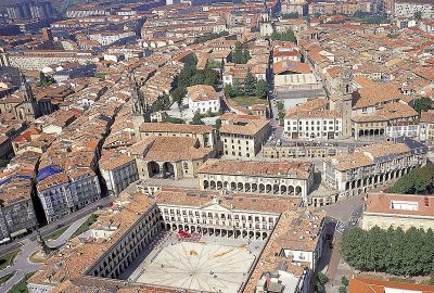 Panoramic view of the city of Vitoria