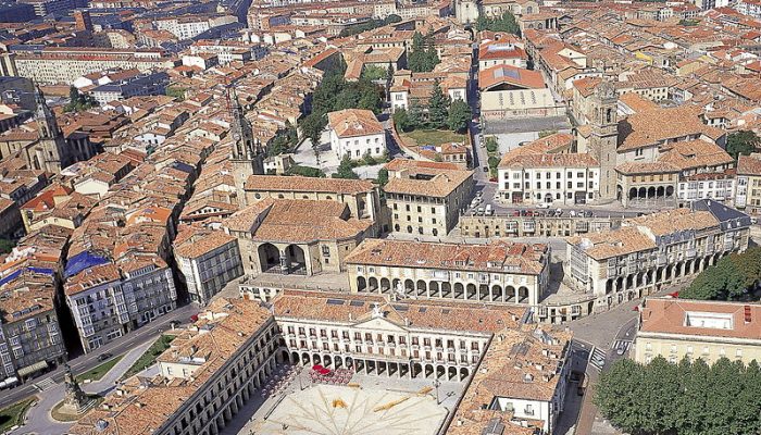 Panoramic view of the city of Vitoria