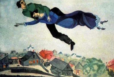 Painting by Chagall honoring his city Vitebsk