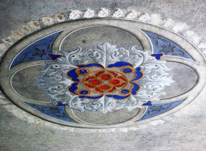 Motif décoratif de la synagogue de Polna