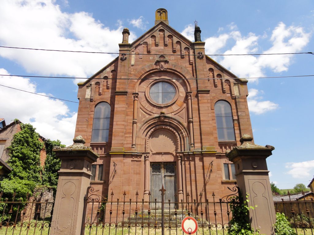 Vue extérieure de l'ancienne synagogue de Balbronn