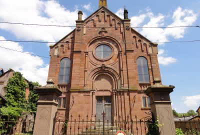 Vue extérieure de l'ancienne synagogue de Balbronn