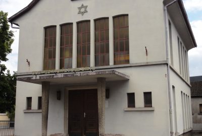 Vue extérieure de la synagogue d'Erstein en Alsace
