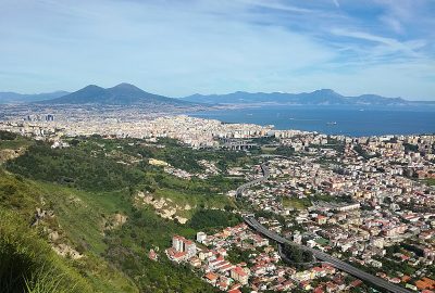 Vue panoramique de la ville de Naples