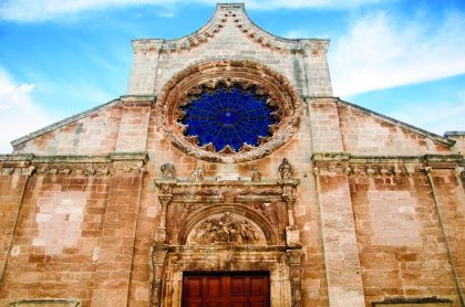 Facade of the Chiesa Madre in the city of Manduria 