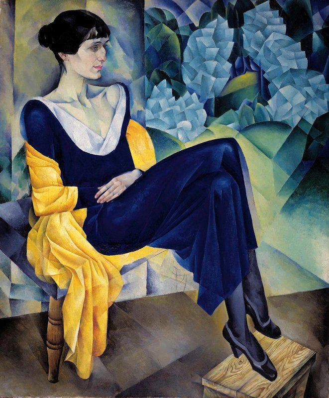 Portrait d'Akhmatova réalisé par le peintre Nathan Altman