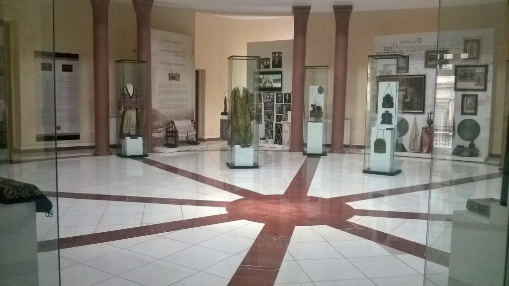 Interior of the Museum of the History of the Jews