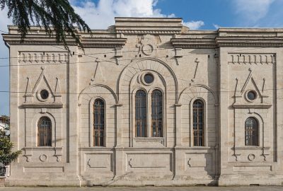 Outside view of the synagogue of Kutaisi