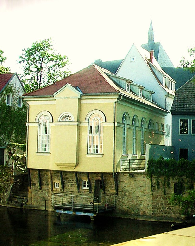 Outside view of the synagogue of Erfurt