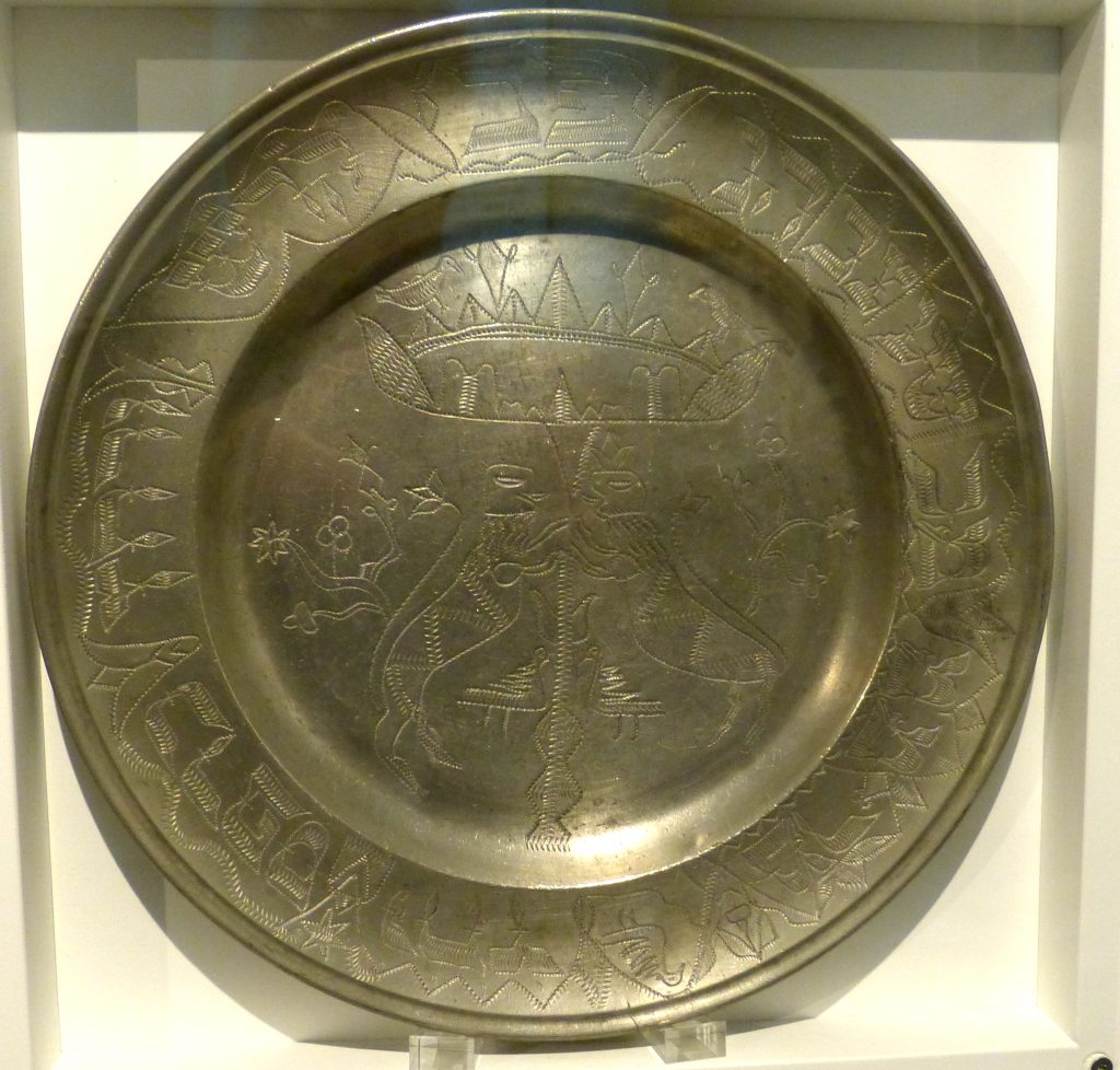 Plat de la fête de Pessah présenté à Augsburg