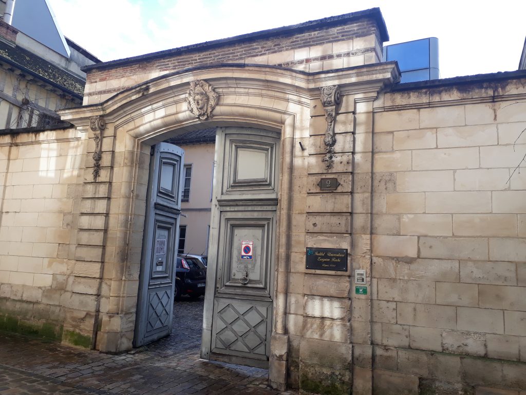 Outside view of the Rashi Institute in the city of Troyes