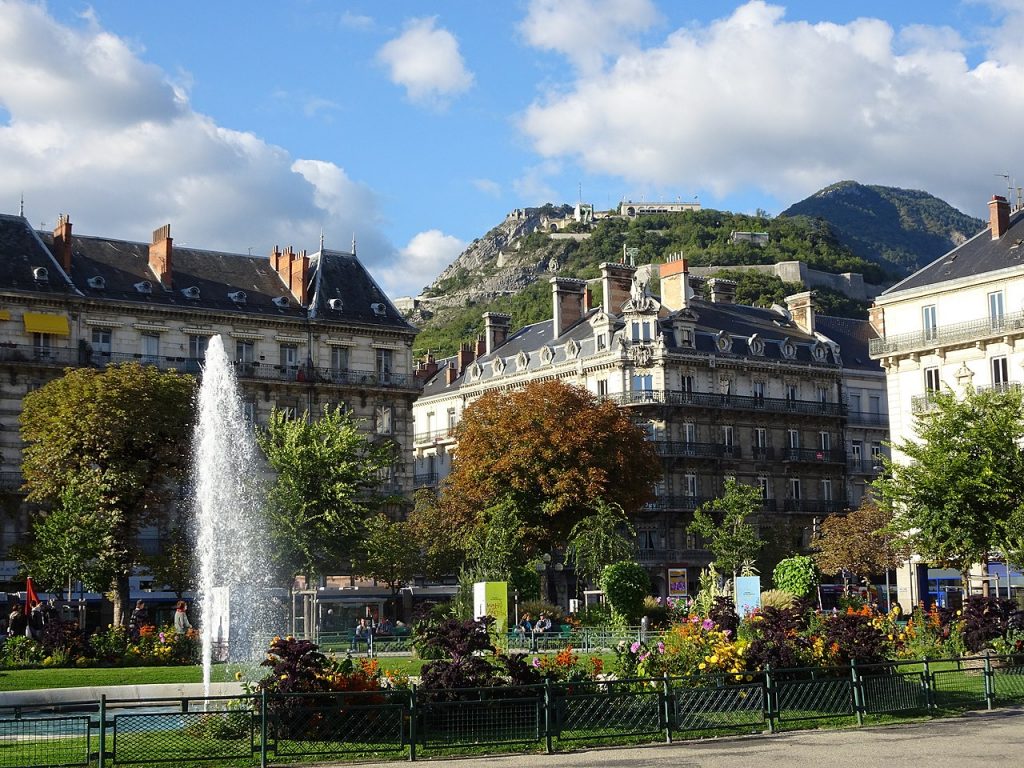 View of the center of Grenoble