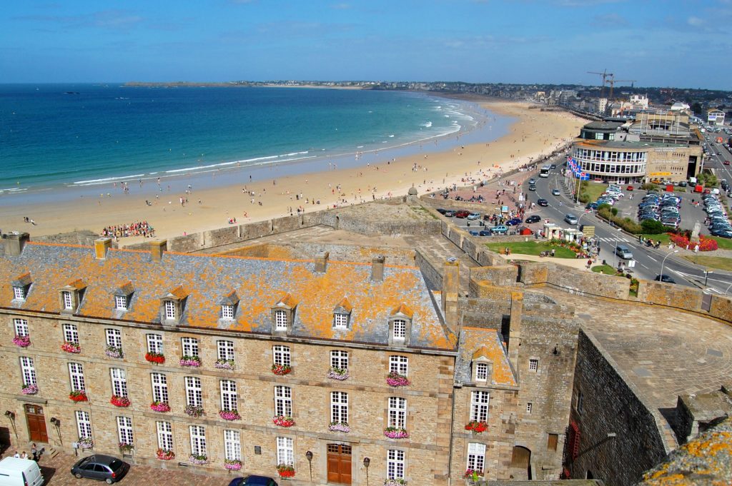 Vue panoramique de la ville de Saint Malo