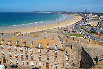 Vue panoramique de la ville de Saint Malo